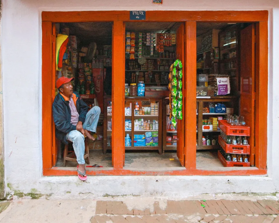 Kệ rau củ buổi sáng